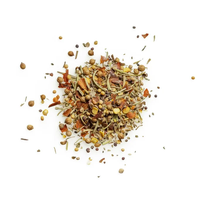 Dried herbal leaves and botanical extracts