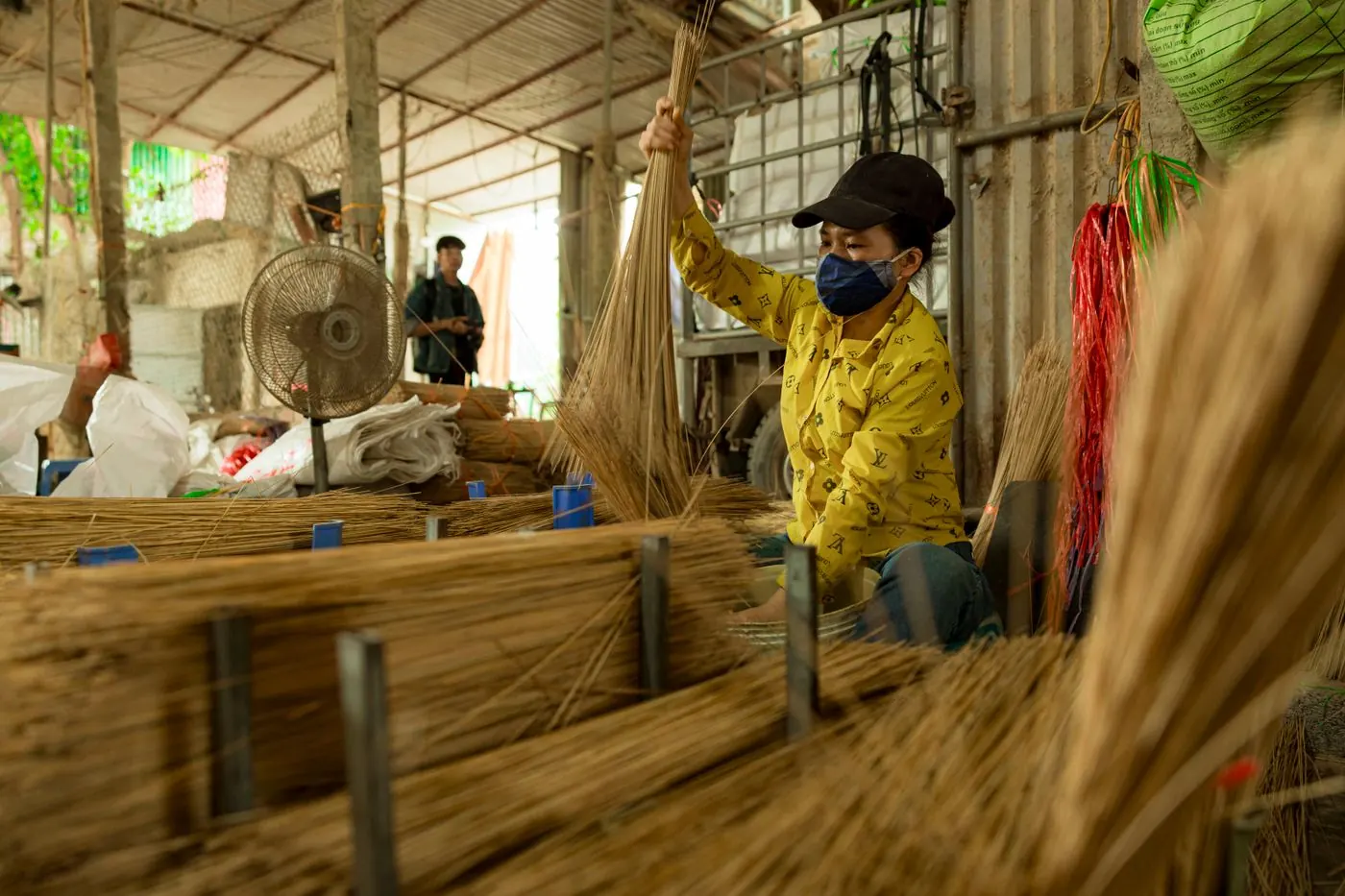 Coconut Lidi (Broom Stick Material)